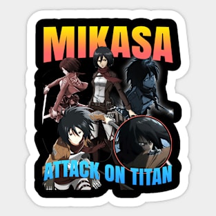 mikasa Sticker